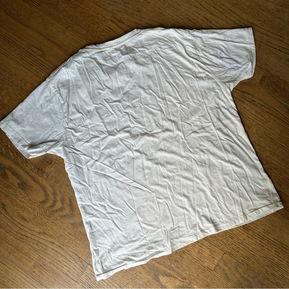 ANINE BING Ringo Tee Goldie Cream L (flaws) - Picture 6 of 8